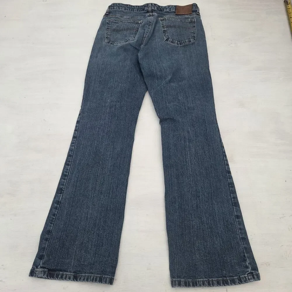 Vintage Polo Jeans Co Ralph Lauren Women's Jeans Size 10x32 Blue Denim Kelly